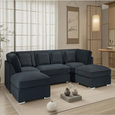 Belgravia Slate U Shape Corner Sofa