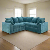 Colbee Teal Large Corner Sofa