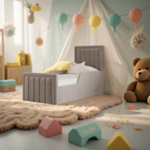 Bellemave Upholstered Fabric Kids Bed