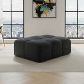 Jacob Footstool Sofa - Black