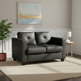 Jerry Sofa Black 2 Seater