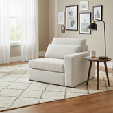 Kiana Modular Sofa Ivory Left Hand Arm Piece