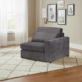 Kiana Modular Sofa Grey Right Hand Arm Piece