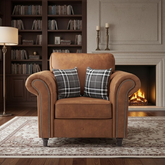 Oakland Sofa Armchair Tan