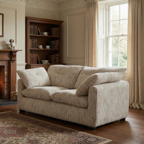 Quetta Sofa 2 Seater In Grey/Silver