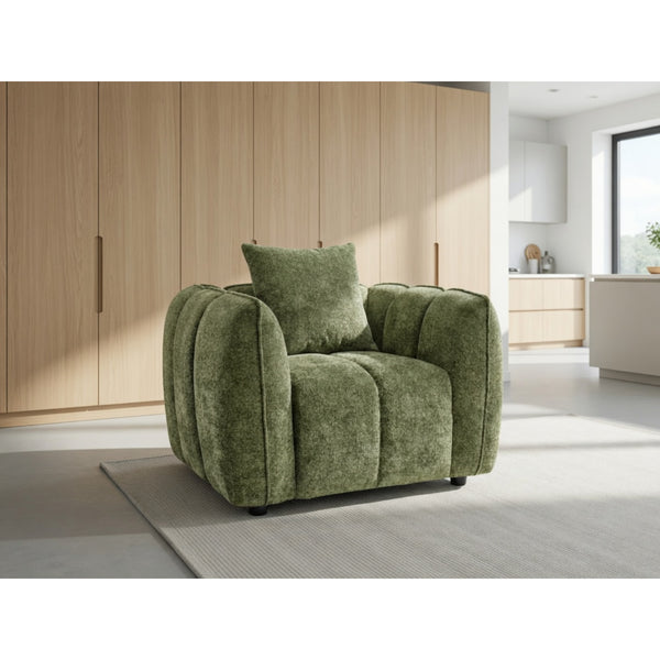 Venice Sofa Armchair in Olive