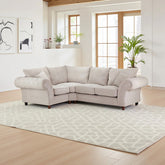 Windsor Fullback Sofa Stone Left Hand Facing Corner