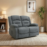 Alva Electric Recliner Sofa Graphite 2 Seater