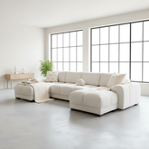 Azzuro Sofa Cream U Shape Corner