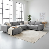 Azzuro Sofa Grey U Shape Corner