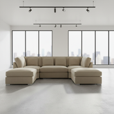 Belgravia Sofa Beige U Shape Corner