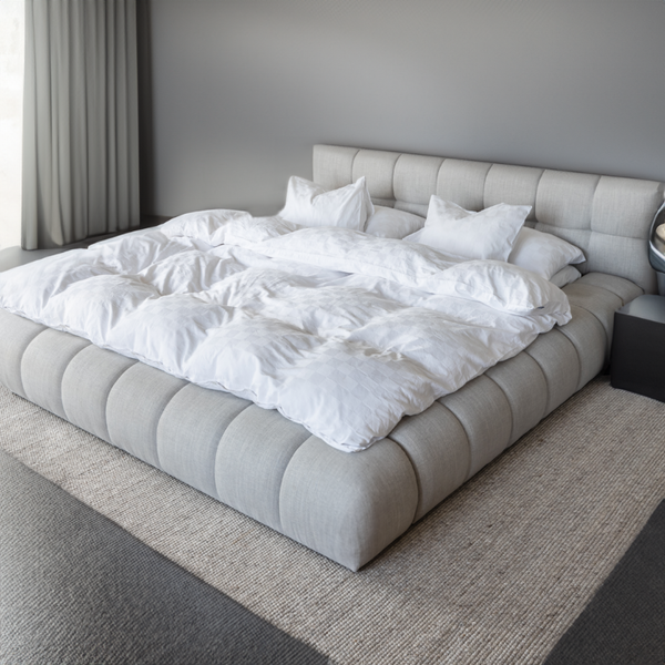 Ciara Boucle Upholstered Bed Frame