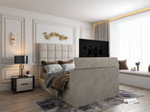 Cubica Upholstered TV Bed Frame
