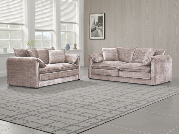Solaya Sofa 3+2 Set In Beige