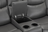 Harald Electric Recliner Sofa 3+2 Seater In Grey