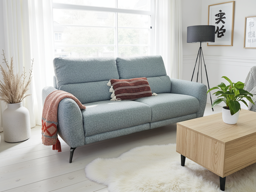 Sorrento Electric Recliner 3 Seater In Grey