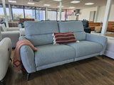 Sorrento Electric Recliner 3 Seater In Grey