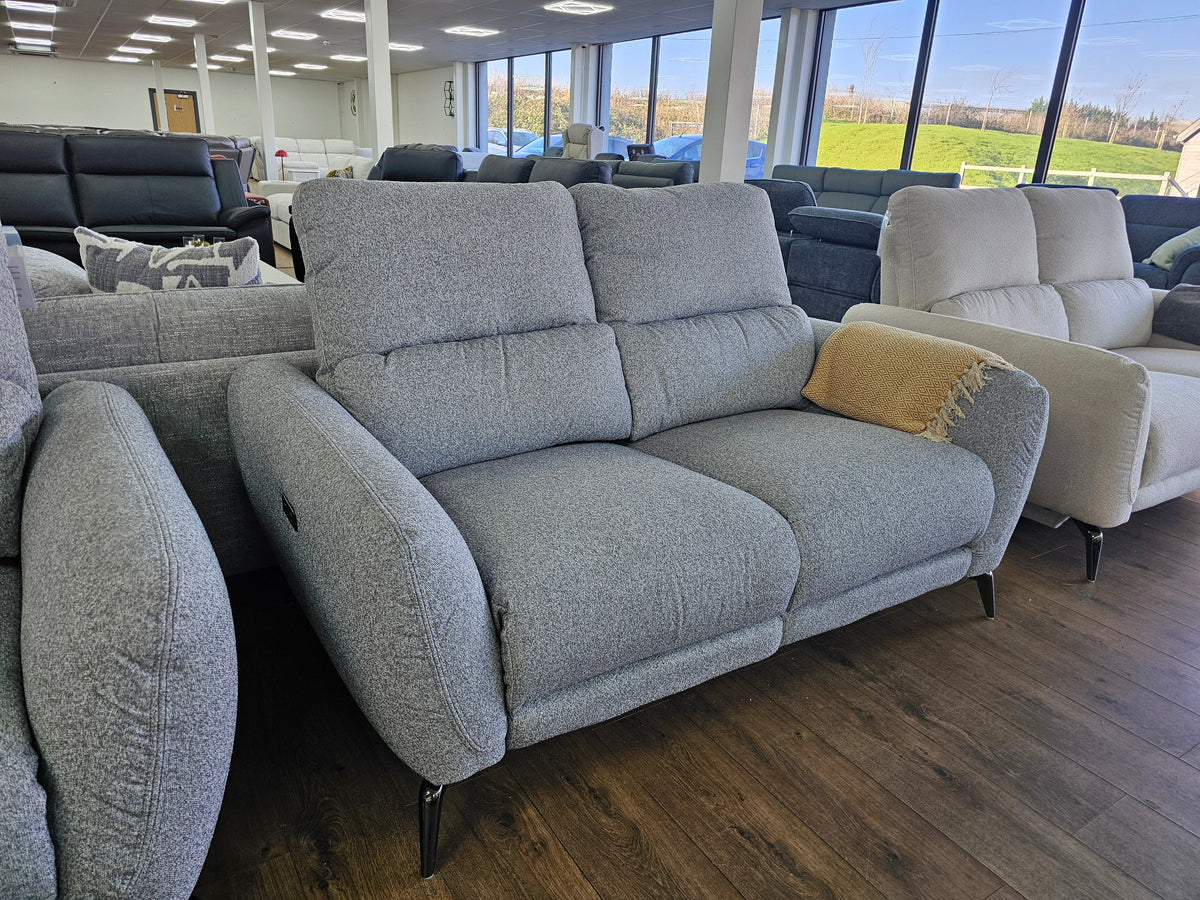 Sorrento Electric Recliner 2 Seater In Grey
