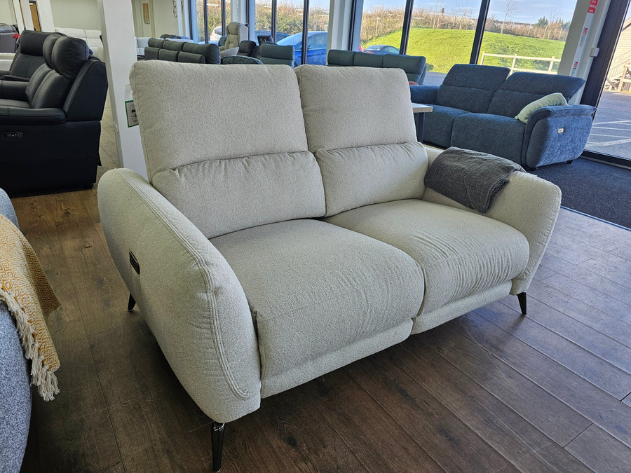Hythe Beige 2 Seater Electric Recliner Sofa – view 2