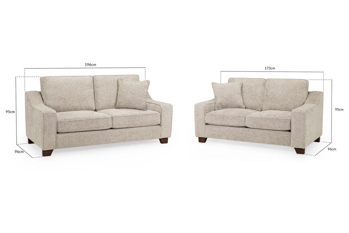 Nebraska Sofa 3+2 Set In Stone