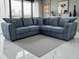 Serena Large Corner Sofa in Black