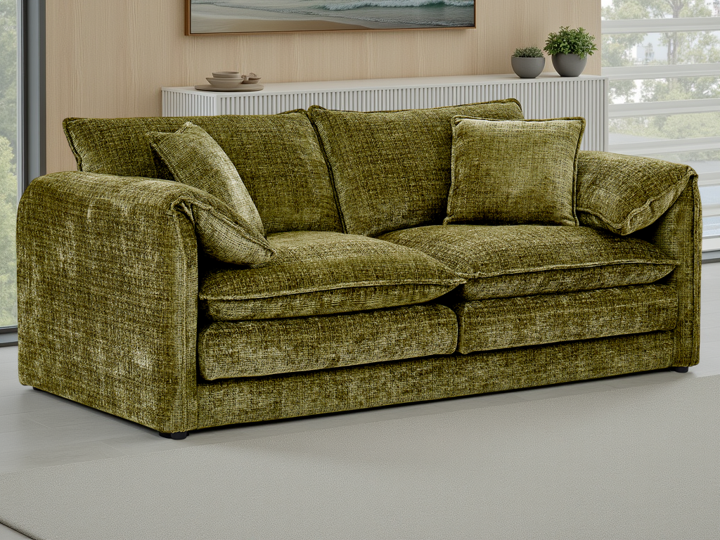 Solaya Sofa 3 Seater In Green