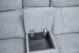 Owen Electric Recliner Sofa Large Corner in Grey