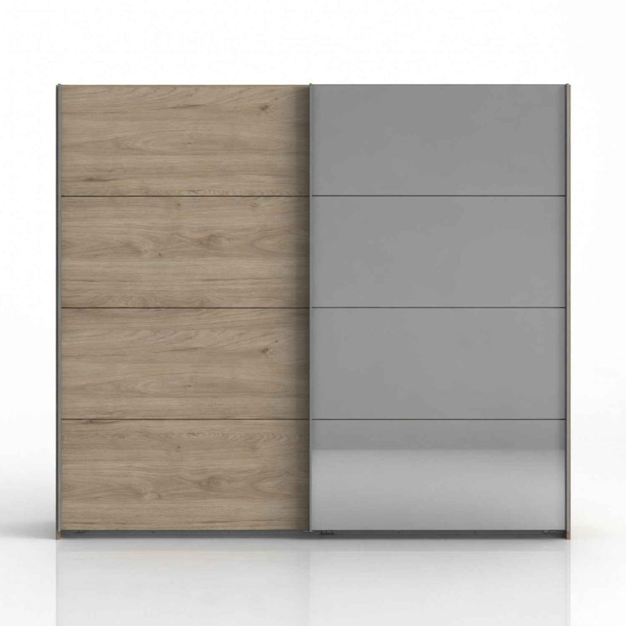 Ascot Hickory Oak 225cm Sliding Wardrobe