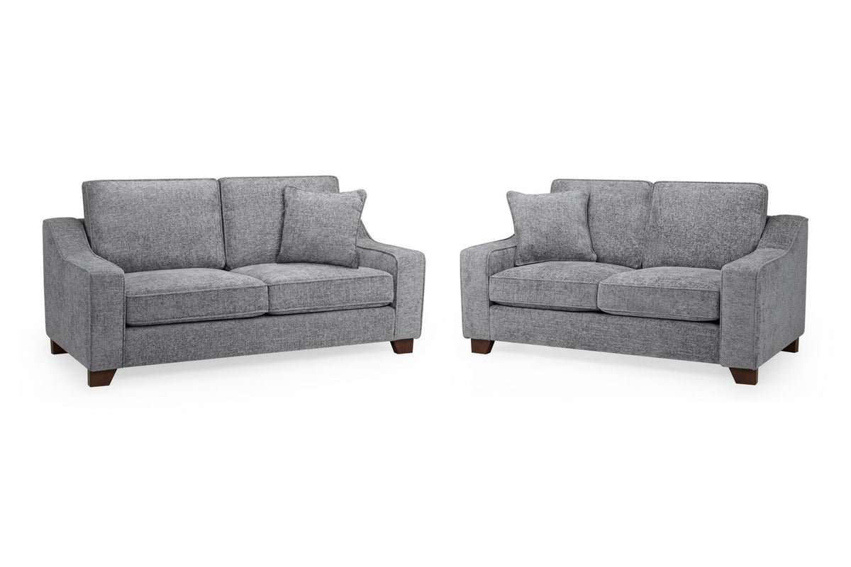 Nebraska Sofa 3+2 Set In Slate