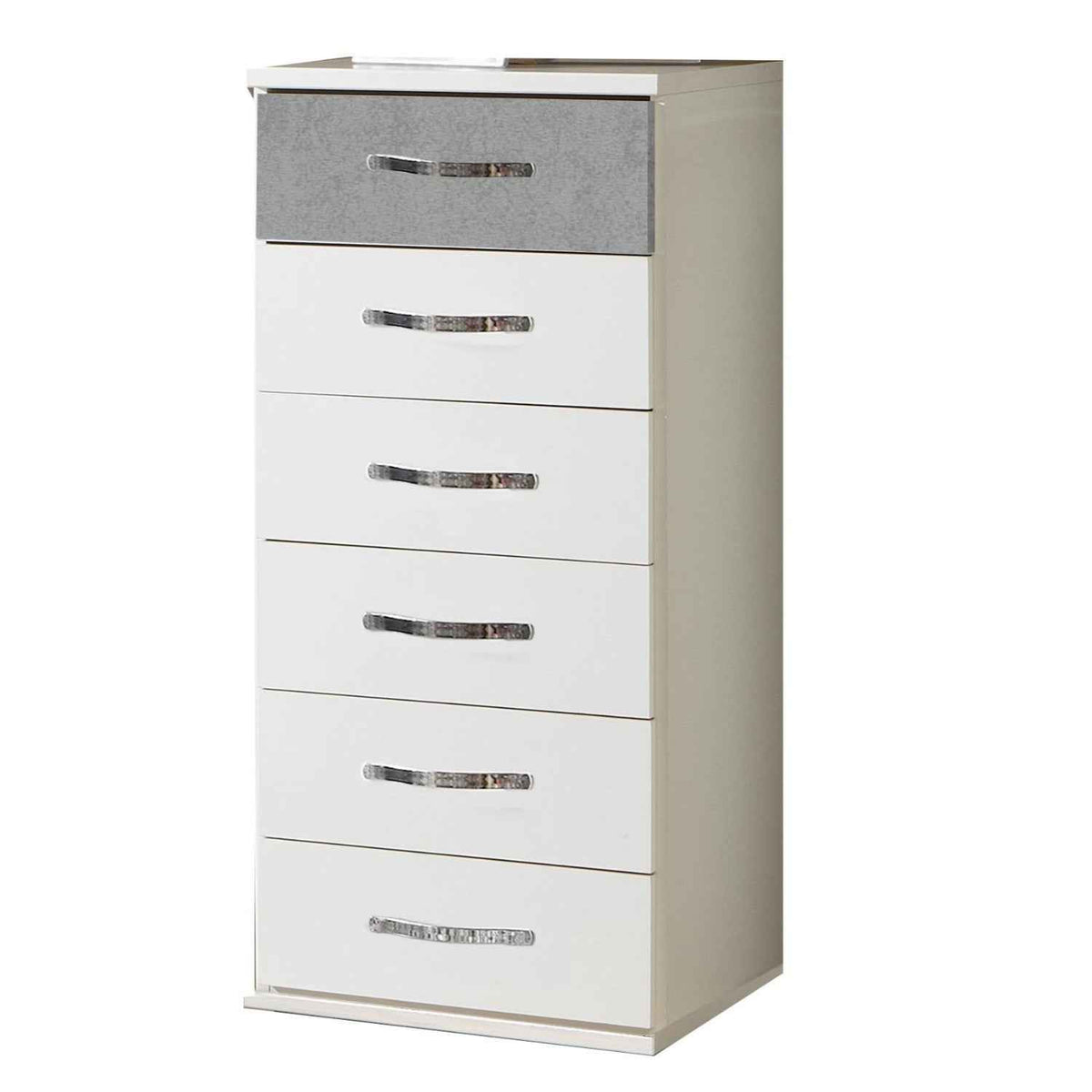 Hampton Grey Narrow Chest of Drawers