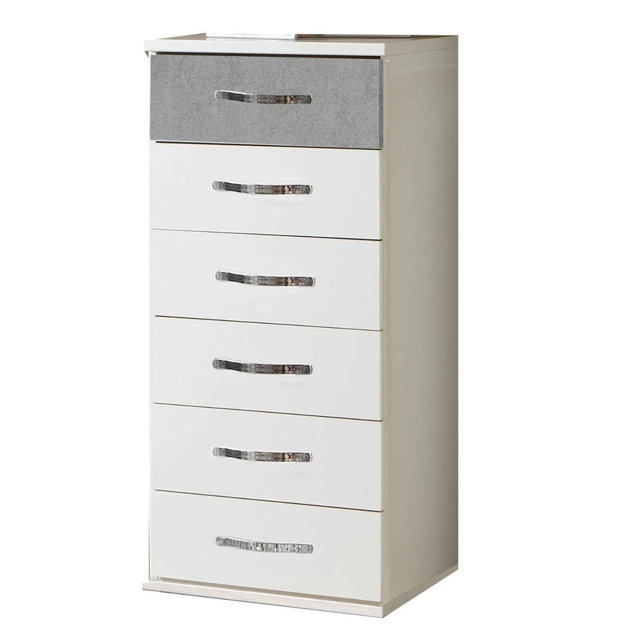 Hampton Grey Narrow Chest of Drawers