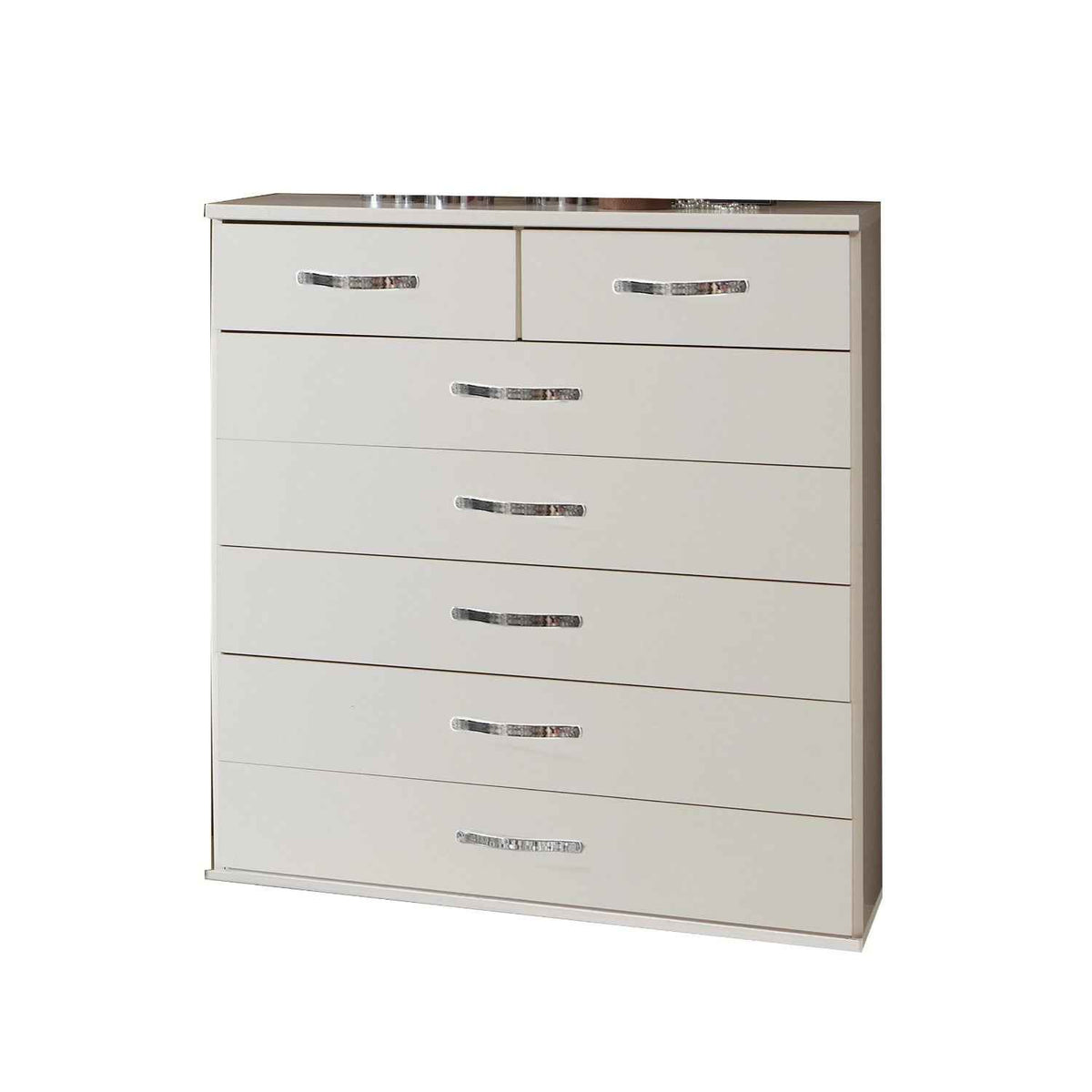 Hampton Plus 2 Chest of Drawers in White