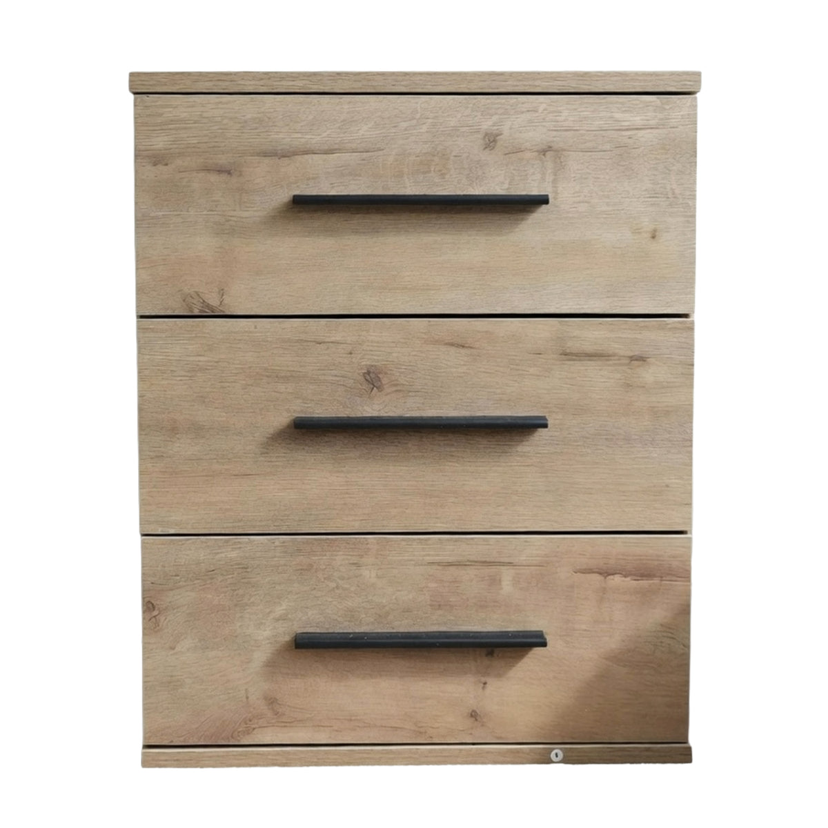 Windsor Oak 3 Drawer Bedside Cabinet