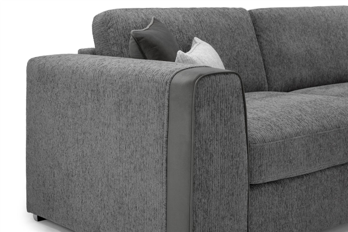 Naples Sofa 3+2 Set In Grey