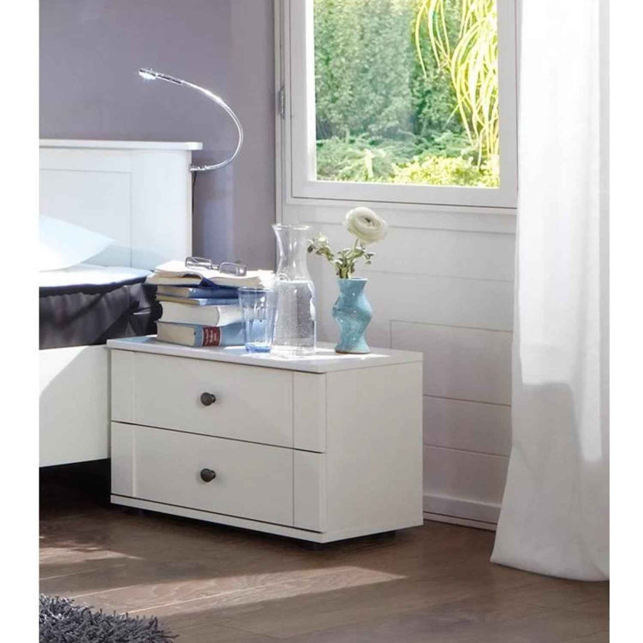 Cotswold White Bedside Cabinet 52cm