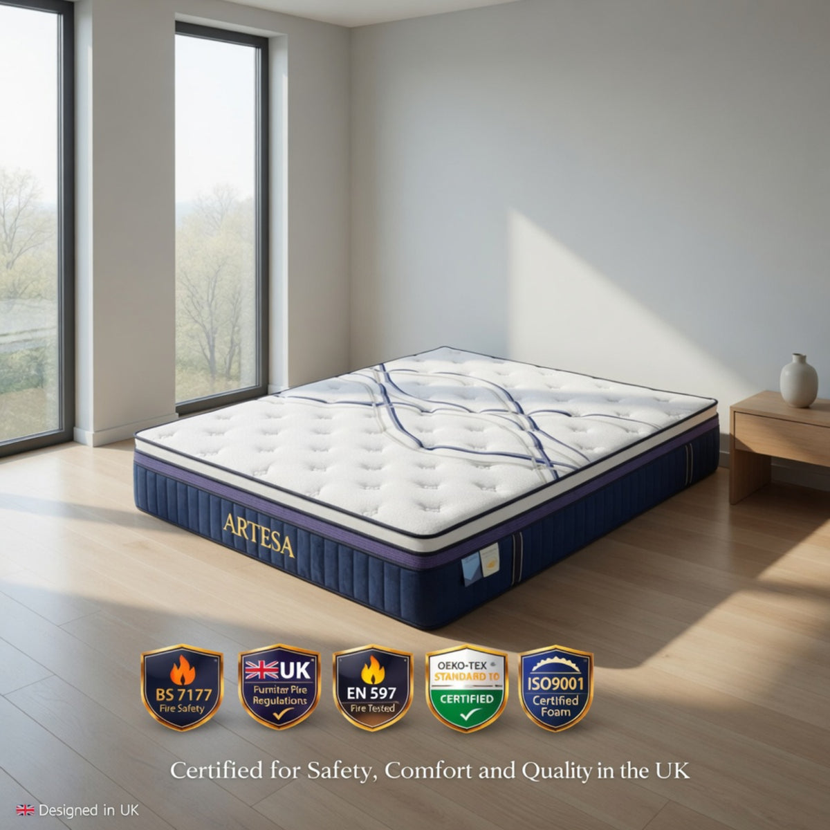 Windermere Dreams Double Length Luxury Mattress - image 10