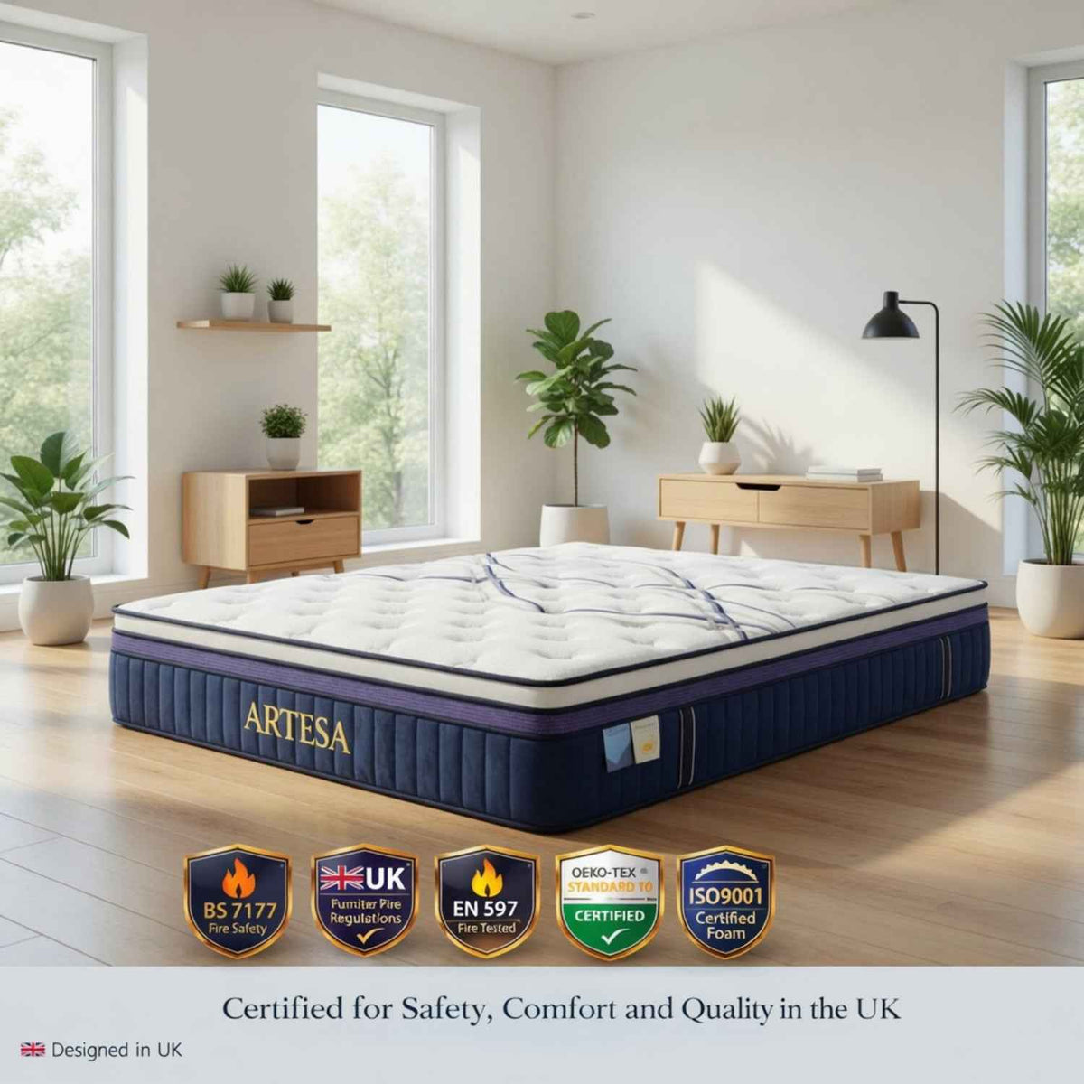 Windermere Dreams Double Length Luxury Mattress
