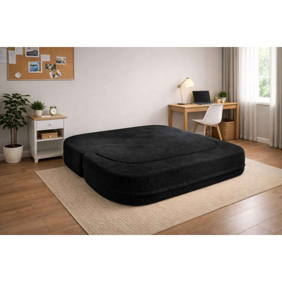 Elstead Black 2 Seater Convertible Sofa Bed