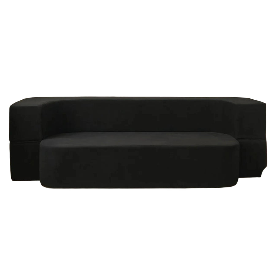 Elstead Black 2 Seater Convertible Sofa Bed - image 3