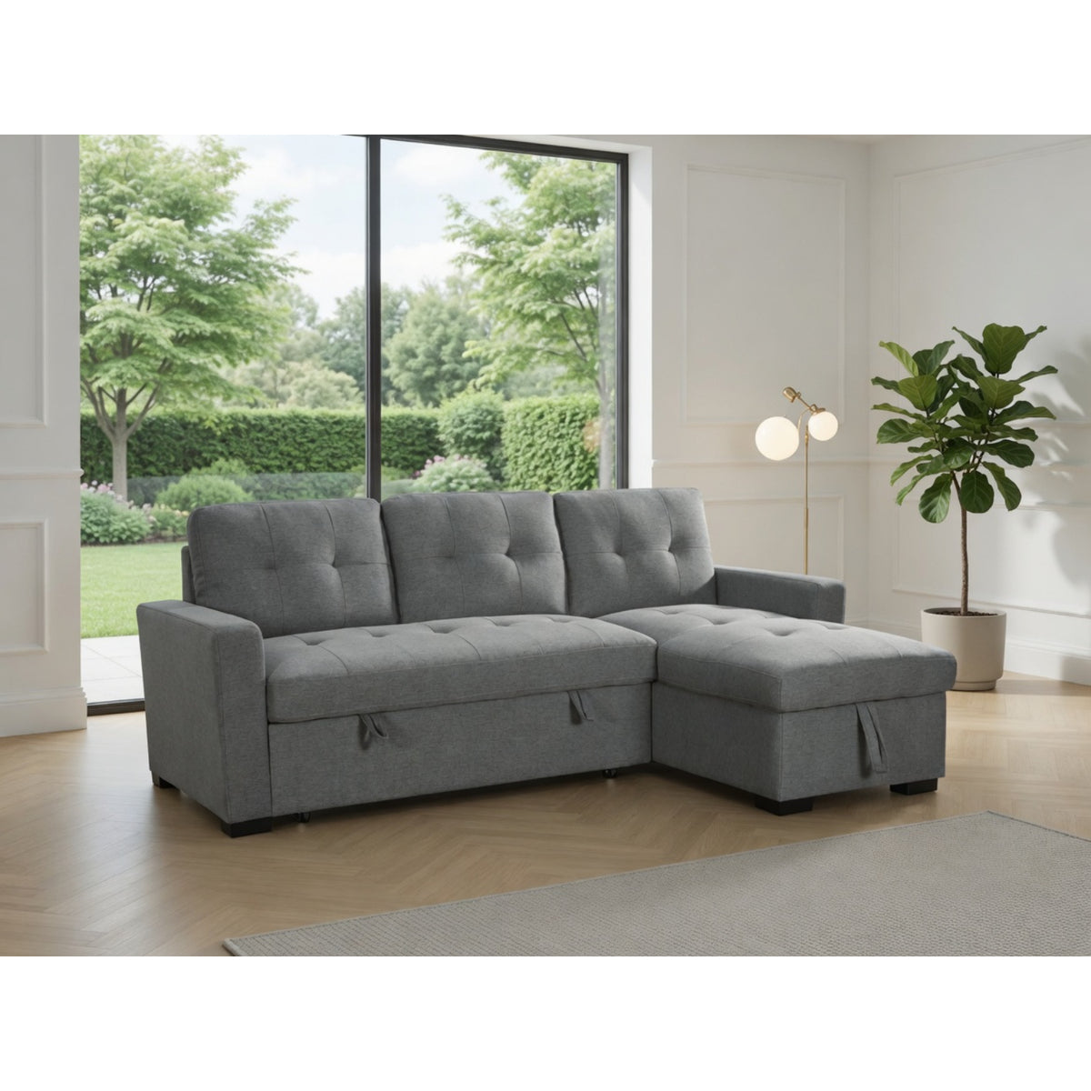 Alder Sofabed Universal Corner in Grey