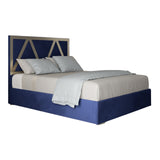 Belgrave Upholstered Soft Velvet Metal Designer Bed Frame