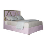 Belgrave Upholstered Soft Velvet Metal Designer Bed Frame