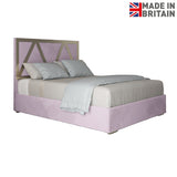 Belgrave Upholstered Soft Velvet Metal Designer Bed Frame