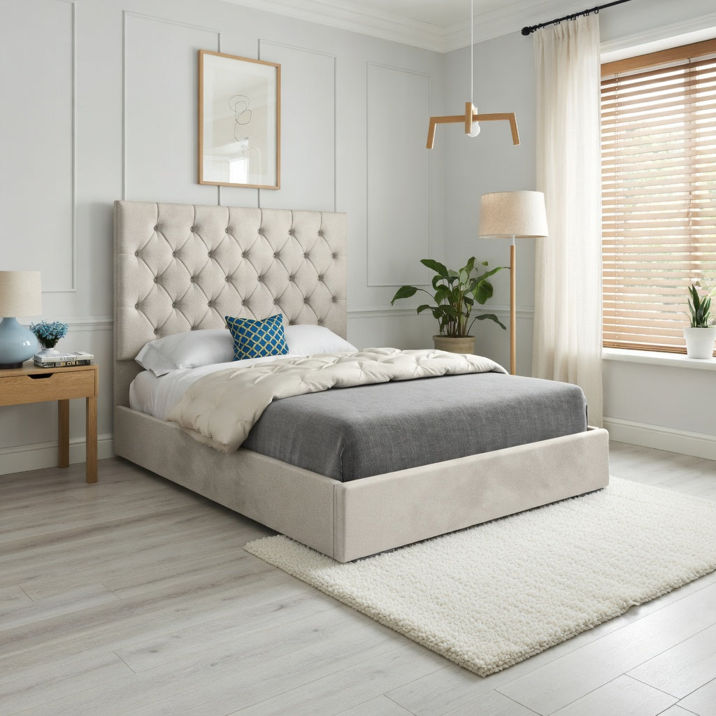 Castle Upholstered Soft Velvet Designer Bed Frame