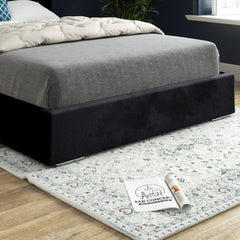 Alma Upholstered Soft Velvet Bed Frame