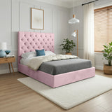 Castle Upholstered Soft Velvet Designer Bed Frame