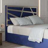 Cloudrest Upholstered Soft Velvet Metal Designer Bed Frame