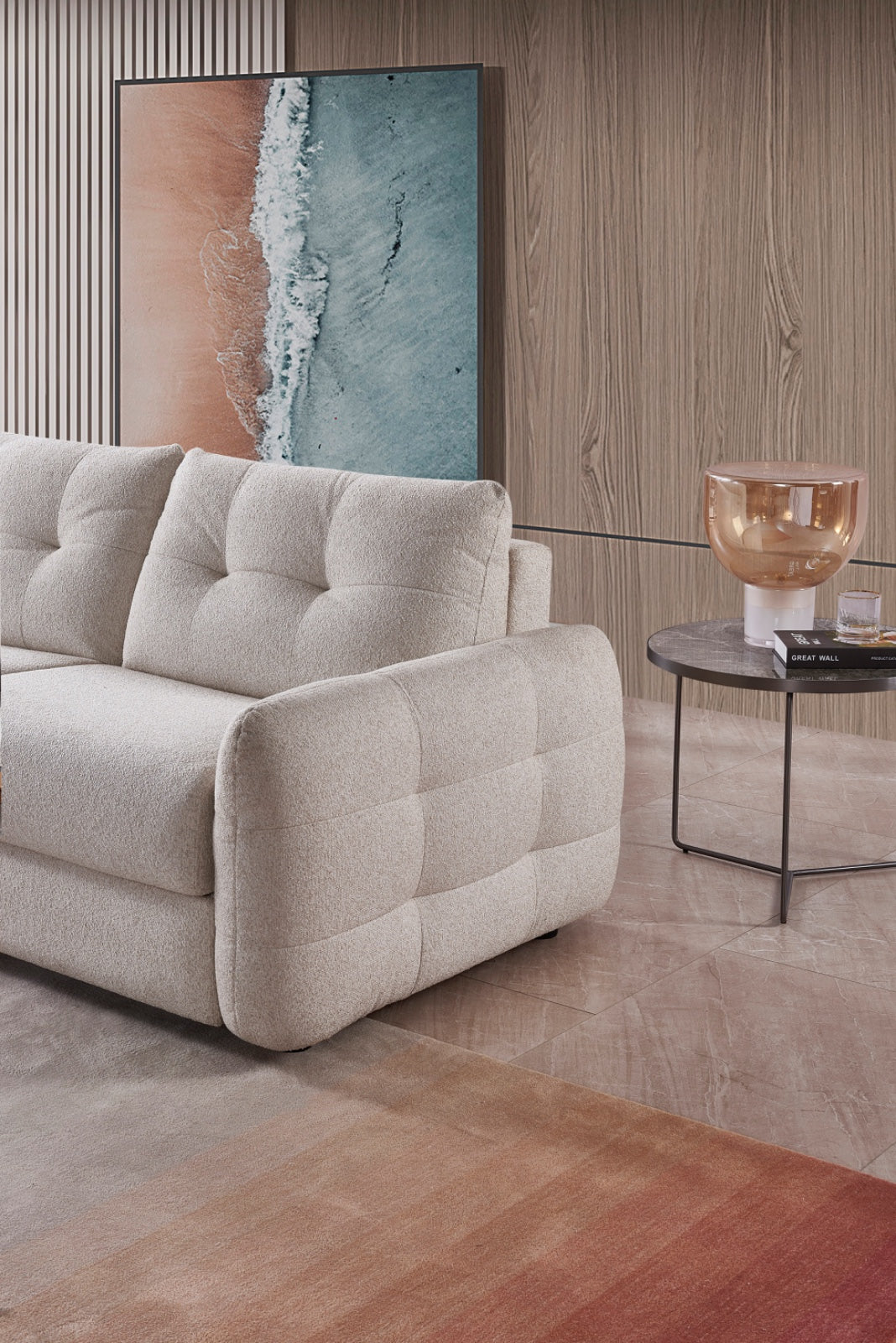 Athens Sofabed 3 Seater In Beige