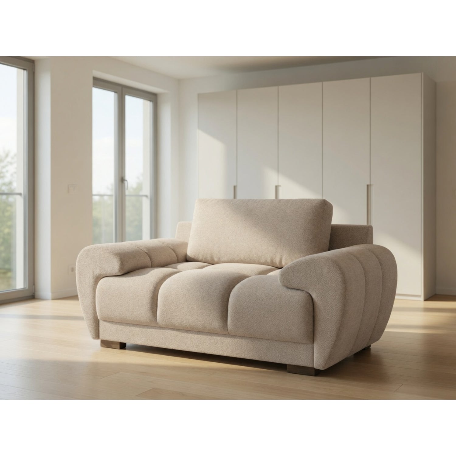 Azzuro Sofa Armchair In Mocha