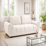 Azzuro Sofa Cream 3 Seater